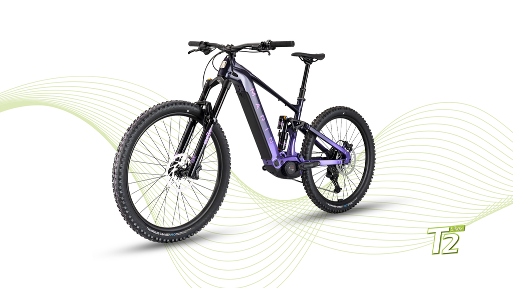 Marin Bikes - E-Bike Alpine Trail E1 Bosch Dark Purple