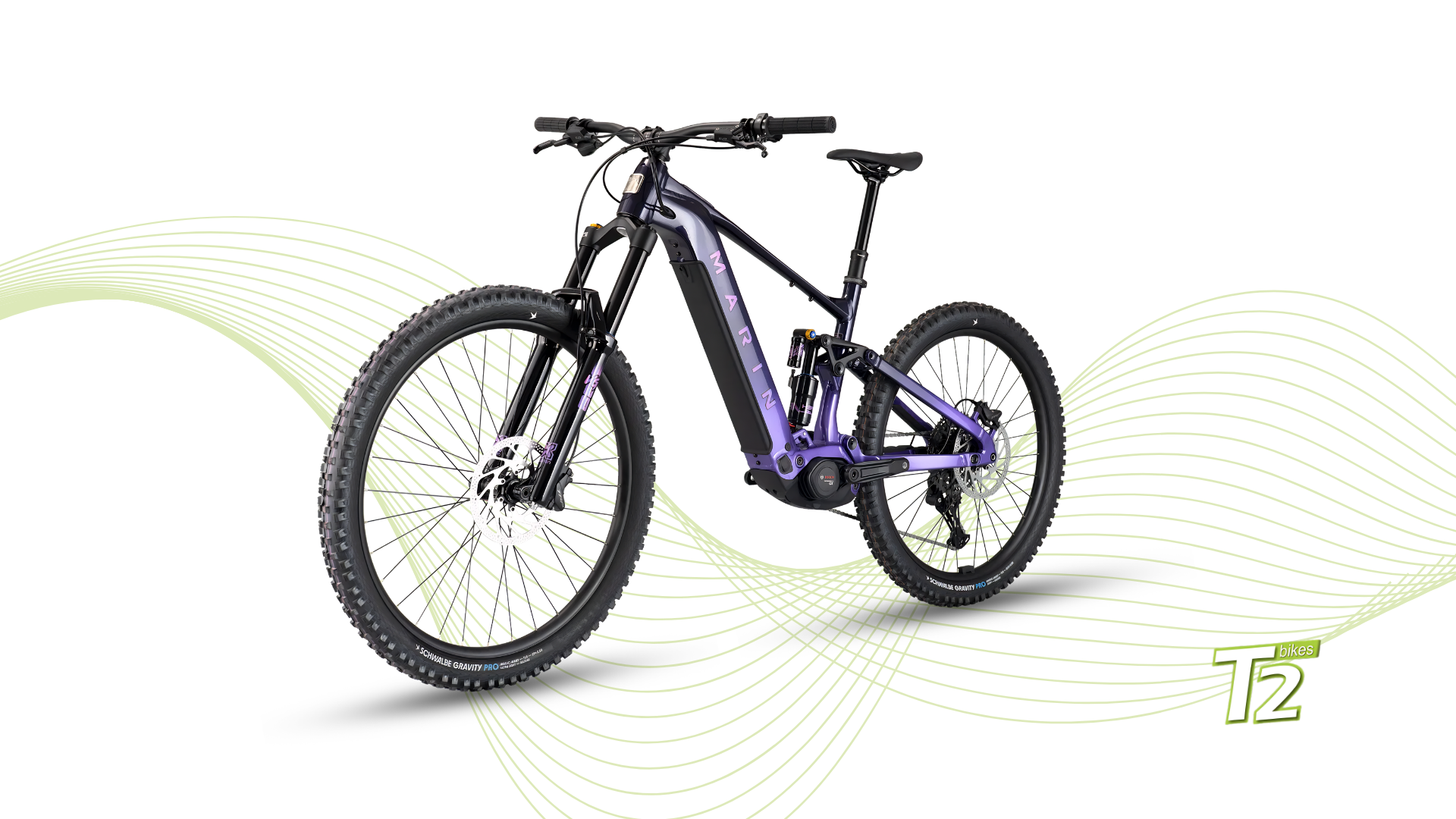 Marin Bikes - E-Bike Alpine Trail E1 Bosch Dark Purple