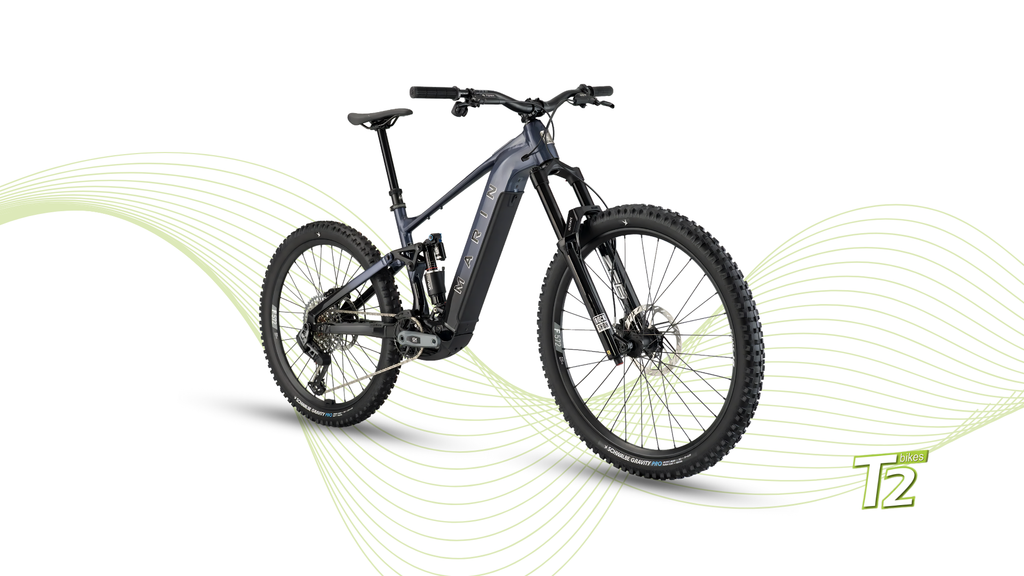 Marin Bikes - E-Bike Alpine Trail EXR Bosch Silver Black