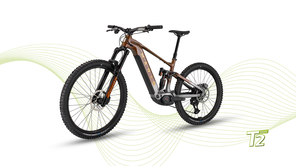Marin Bikes - E-Bike Alpine Trail E2 Bosch Brown Grey