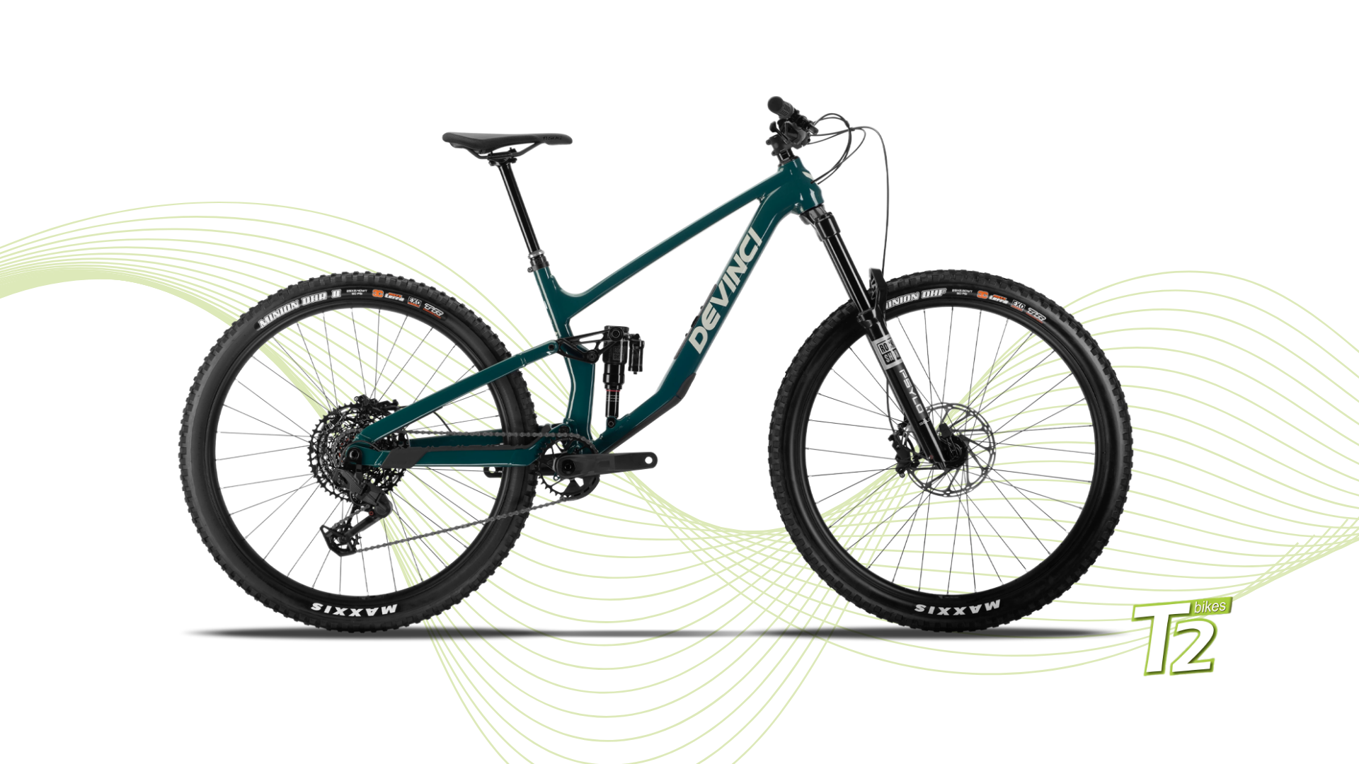 DEVINCI - Bicleta Doble Suspensión Troy Eagle 70 Deep Teal 29"