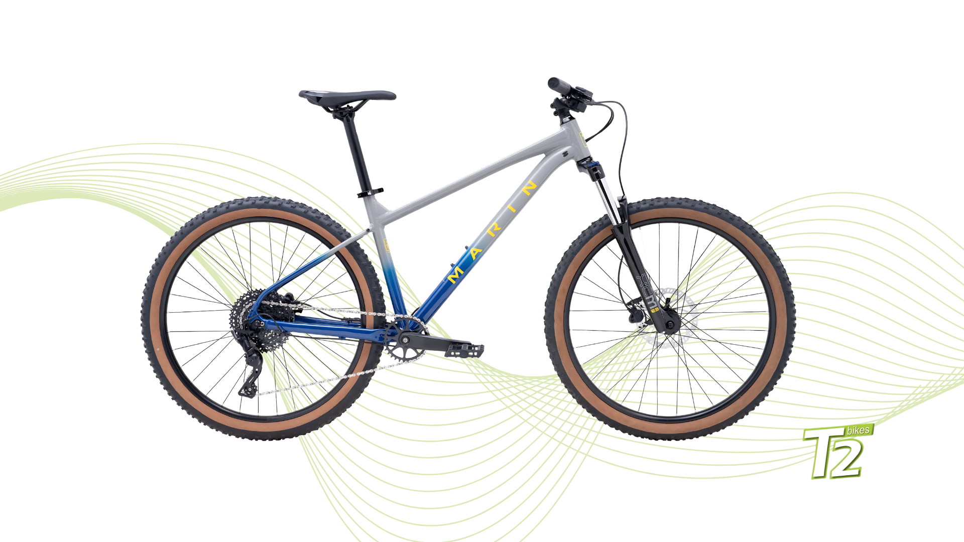Marin Bikes - Bicicleta de Montaña Hardtail Bobcat Trail 3 (2026) Blue-Gray 29"
