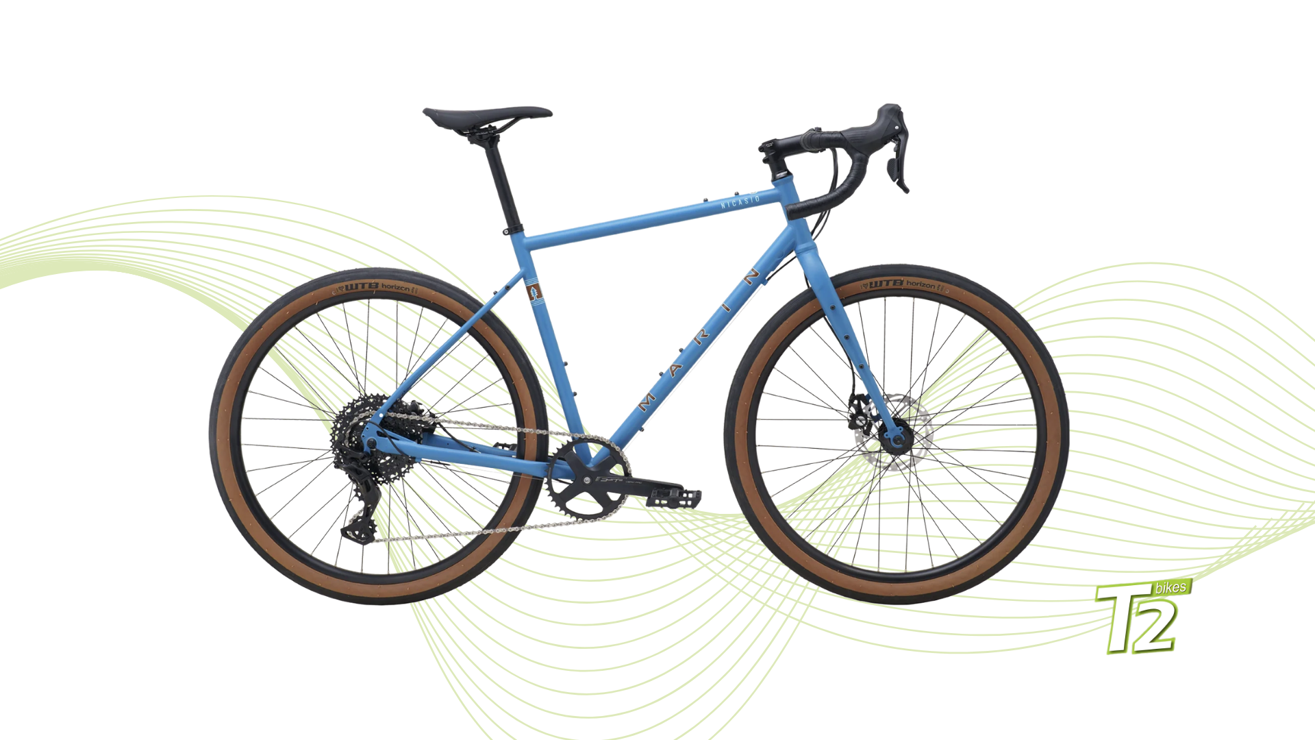 Marin Bikes - Bicicleta de Gravel Nicasio+ (2026) 650 Teal