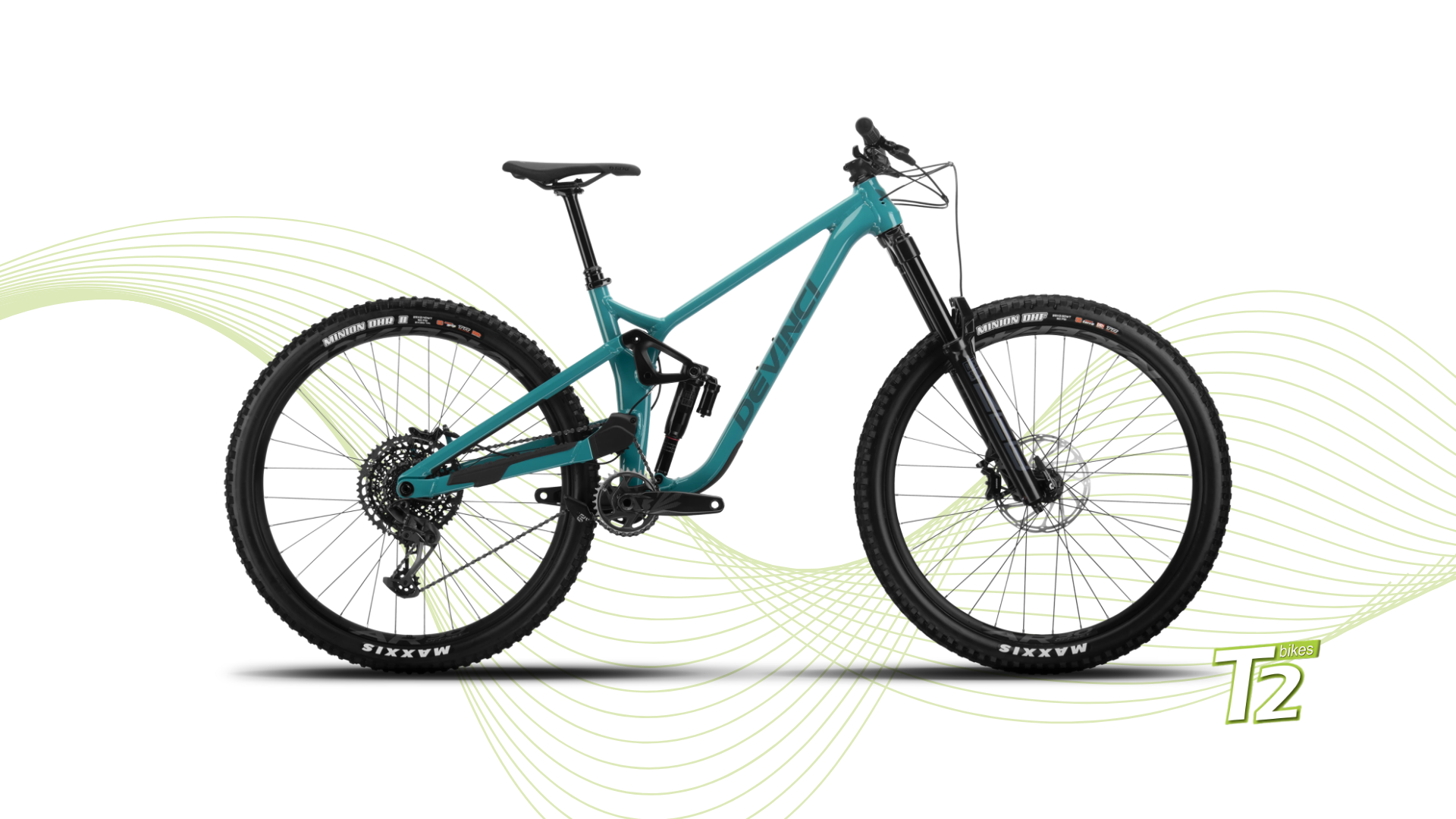 DEVINCI - Bicicleta Doble Suspensión Chainsaw GX - Green Lux