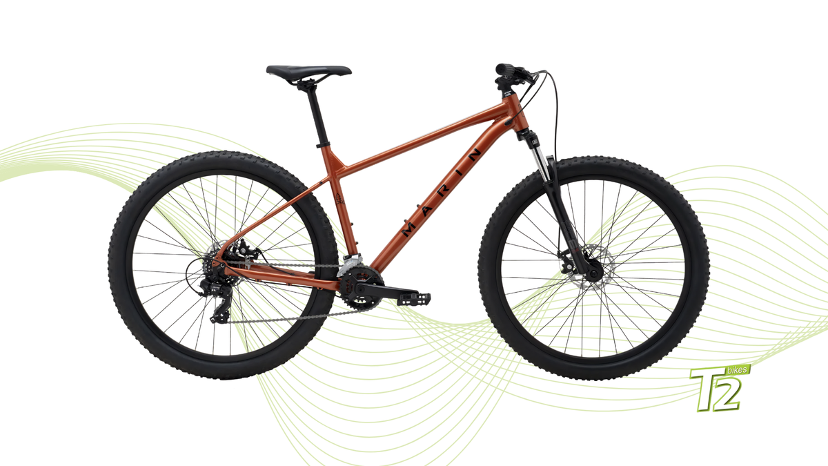 Marin Bikes - Bicicleta De Montaña Hardtail Bolinas Ridge 1 (2026) Orange-Black 29"
