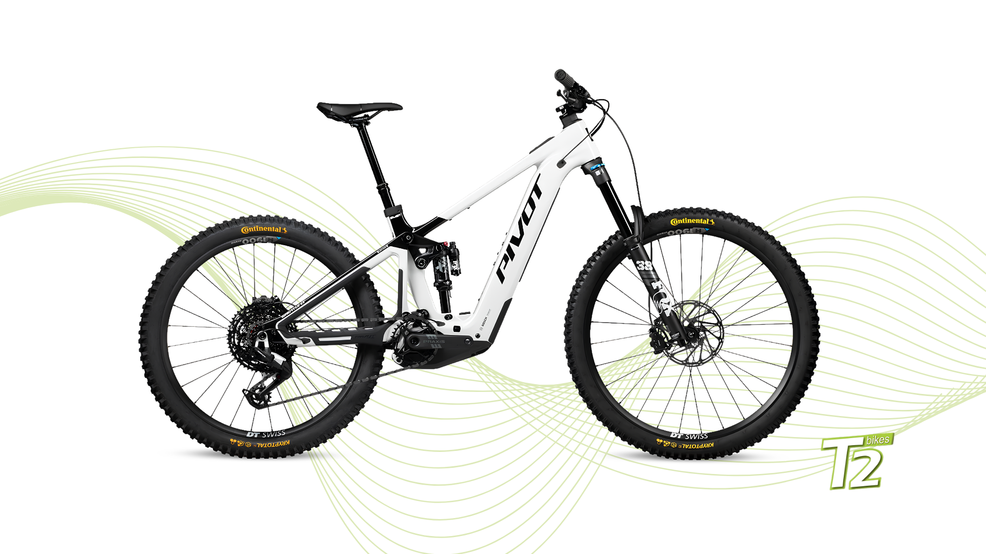 Pivot Cycles - E-Bike Doble Suspensión Shuttle Bosch Lt Stone Cold White Ride Eagle 70/90