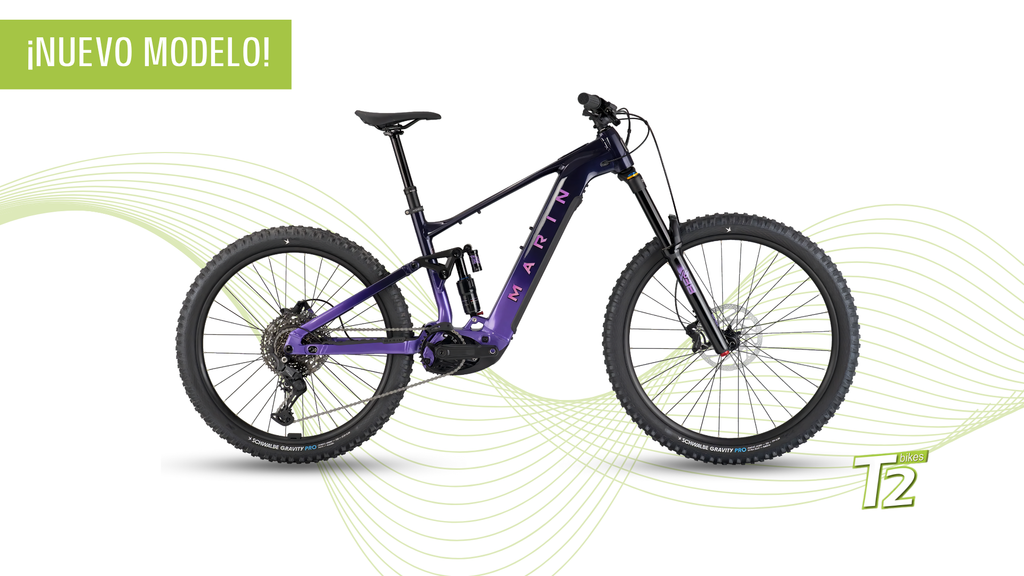 Marin Bikes - E-Bike Alpine Trail E1 Bosch Dark Purple