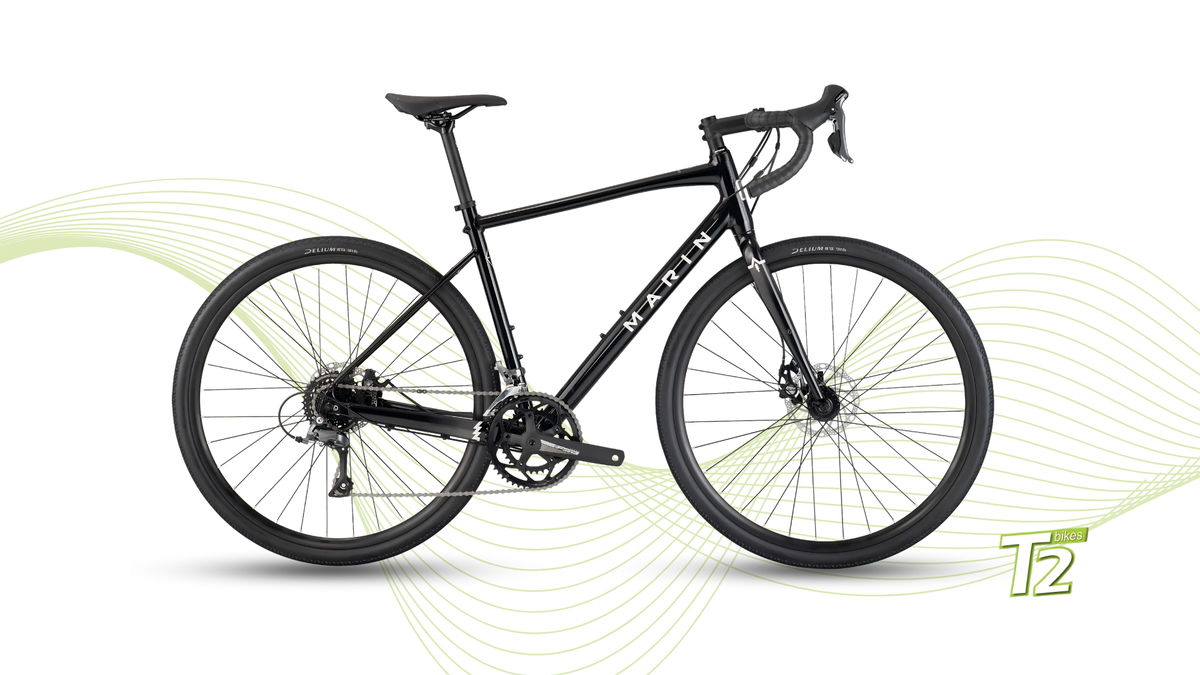 Marin Bikes - Bicicleta de Gravel Gestalt Base (2026) Black 700c