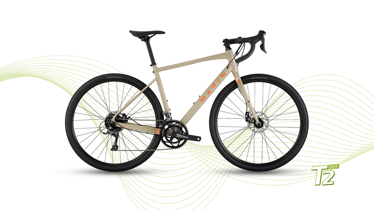 Marin Bikes - Bicicleta de Gravel Gestalt Base (2026) Tan 700c
