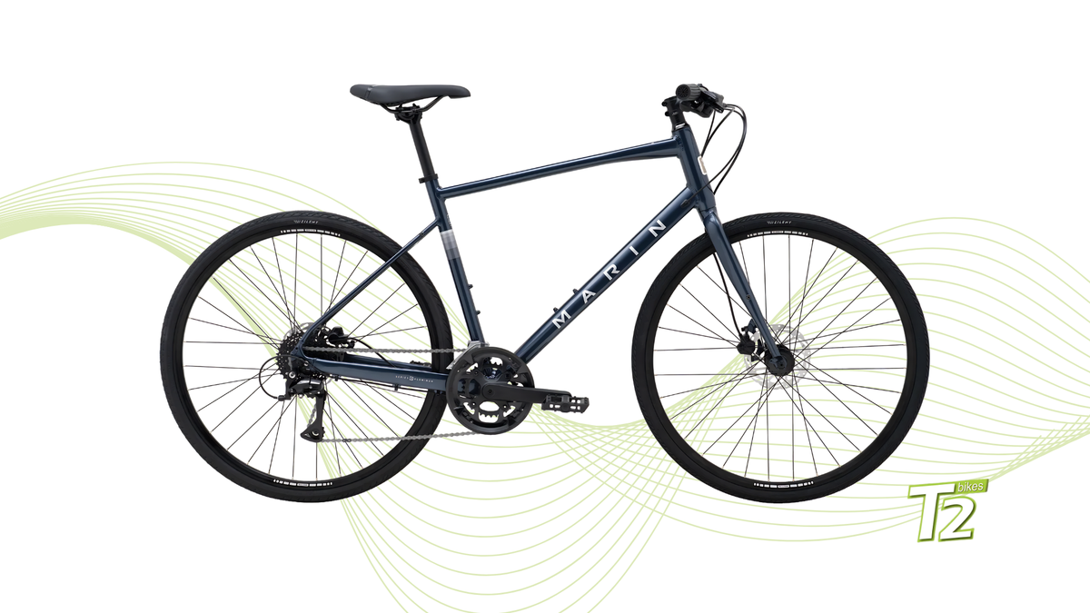 Marin Bikes - Bicicleta Urbana Fairfax 2 Azul-Plata (2026)