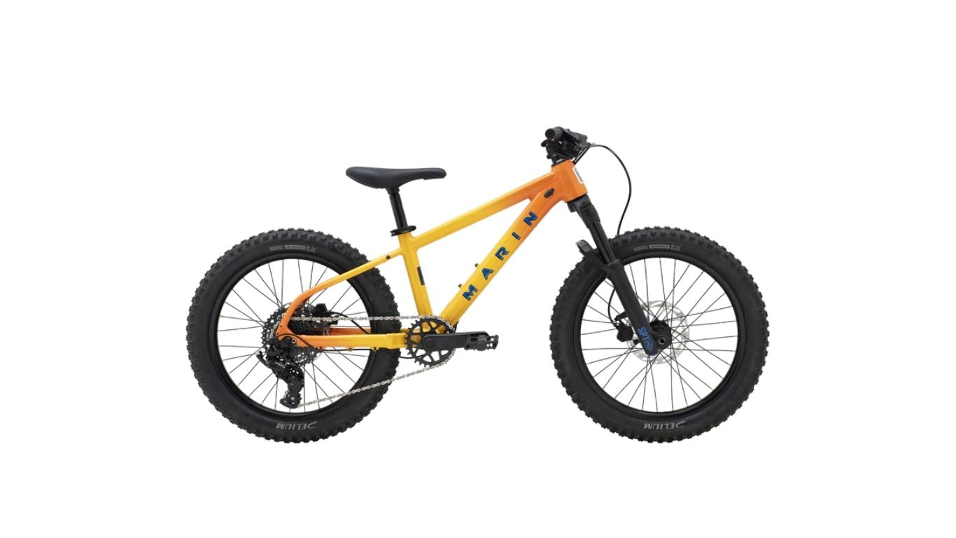 Marin Bikes - Bicicleta De Montaña Para Niños San Quentin (2026) Yellow Orange 20"
