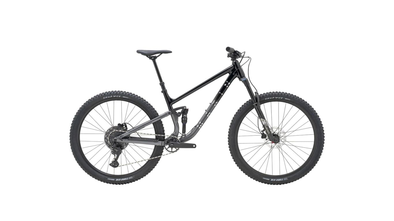 Marin Bikes - Bicicleta De Montaña Doble Suspensión Rift Zone 1 (2026) Black Grey 29"