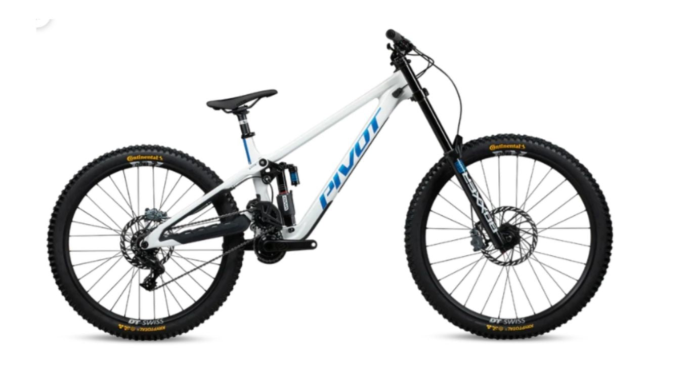 Pivot Cycles - Bicicleta de Downhill Phoenix Ride GX DH Mullet" White Cobalt Blue