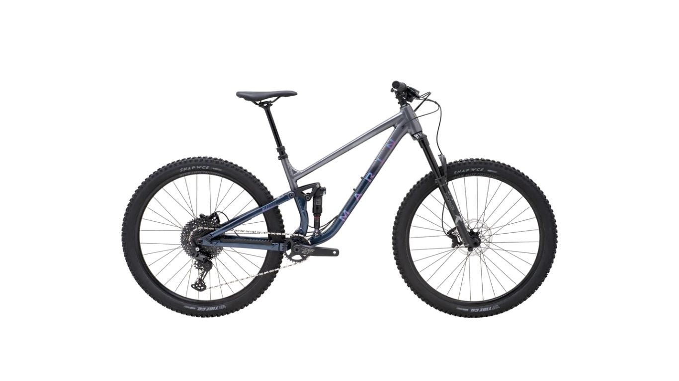 Marin Bikes - Bicicleta de Montaña Doble Suspensión Rift Zone 2 (2025) Gris-Azul 29"